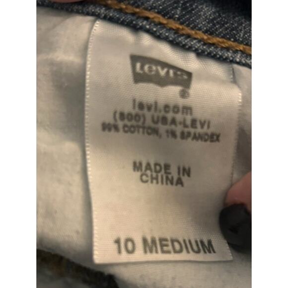 Levi's 512 Perfectly Slimming Bootcut Jeans, Medium Wash, Women's Size 10 - Picture 5 of 5